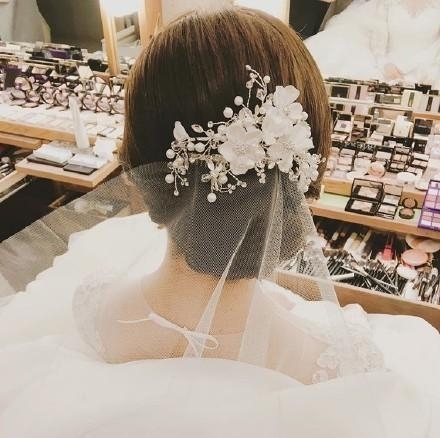 可爱韩式新娘发型 韩式新娘可爱发型设计图片