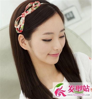 韩式发型发饰巧妙做点缀 让甜美可爱与众不同