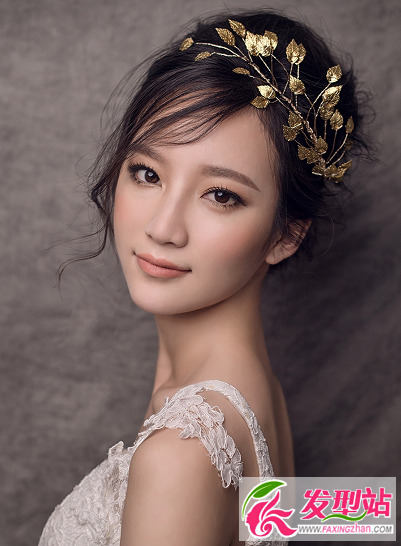 韩式新娘发型图片 唯美浪漫新娘化妆造型图片