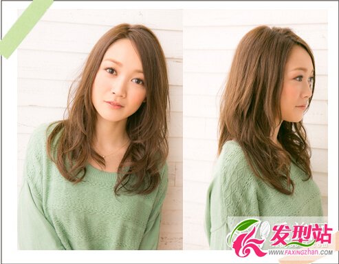韩国发型女生中长发图片 女生韩式简约风发型图片