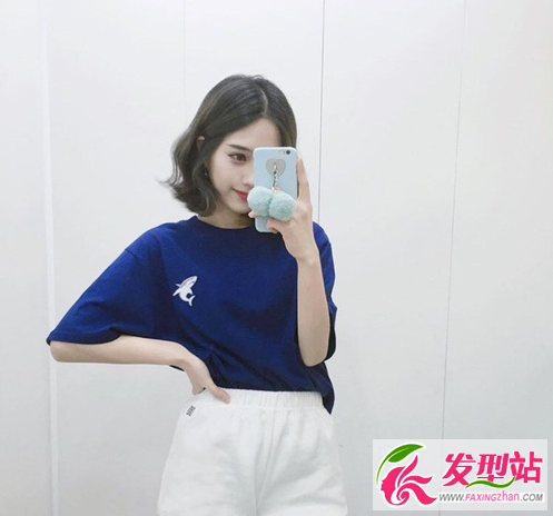 韩国流行短发型图片 清甜女生短发设计图片欣赏