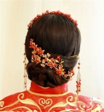中式新娘发型短发发型 超美漂亮中式新娘发型图片