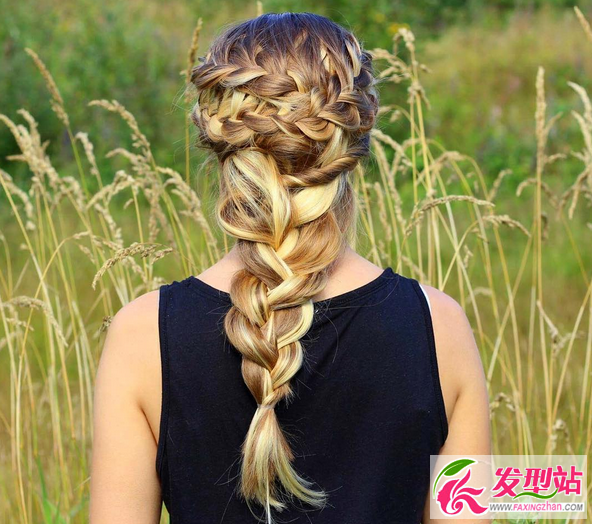 长发女生最美扎发 波西米亚编发浪漫来袭