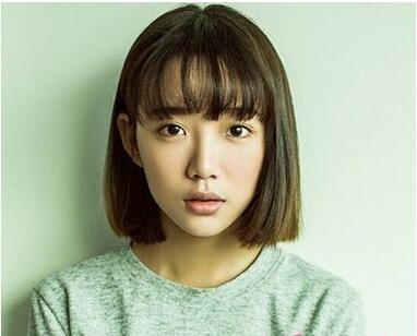 中学生酷女生短发发型 甜美日系女中学生发型图片