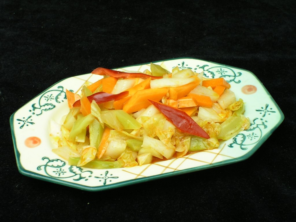 四川泡菜七十凉菜系列美食素材图片