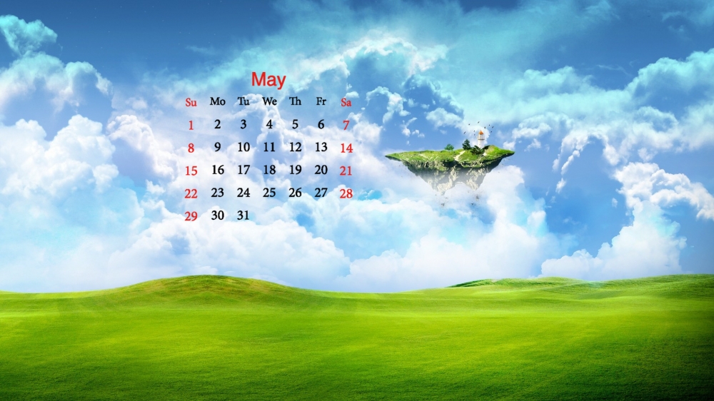 2016年5月日历清新唯美大自然壁纸3