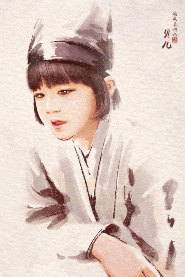 古装动漫手机壁纸   古装电影大峰祖师高清唯美人物剧照手机壁纸