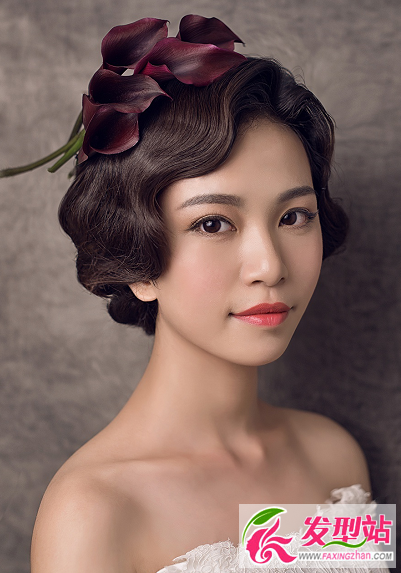 韩式新娘发型图片 唯美浪漫新娘化妆造型图片