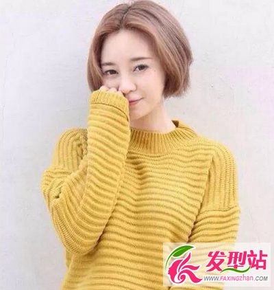 圆脸波波头短发发型 显瘦气质波波头短发图片大全