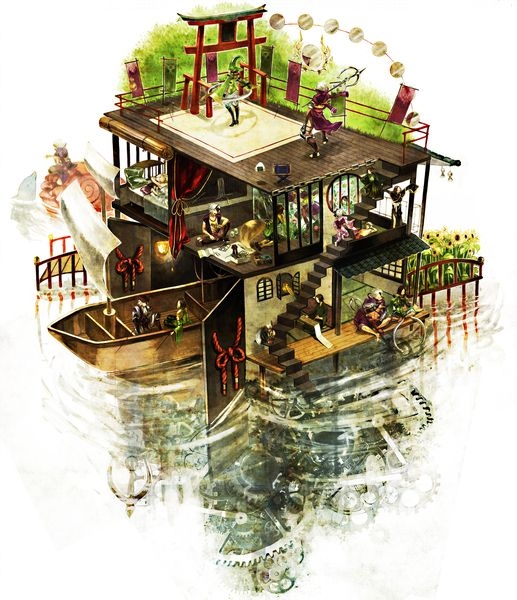 风景的插画作品特辑