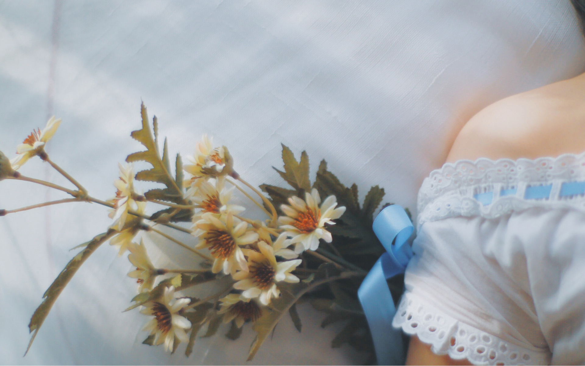 唯美清新桌面大壁纸绿色 台湾女孩唯美写真桌面壁纸图集