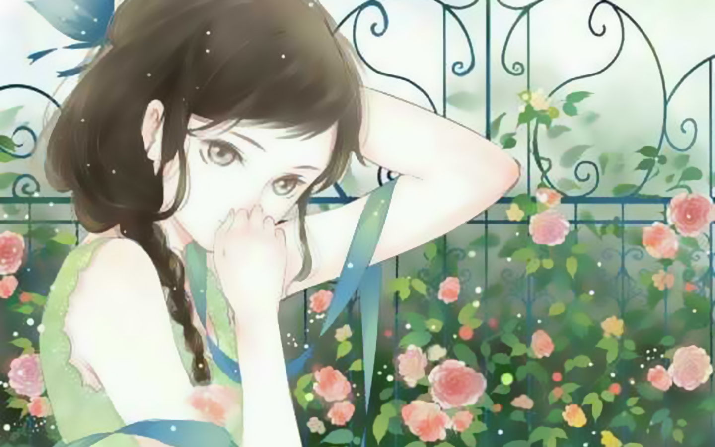 小清新动漫情侣壁纸 最新卡通动漫电脑高清桌面壁纸