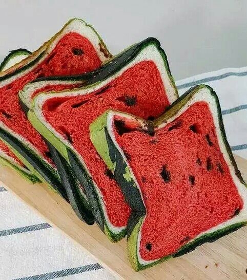 西瓜面包