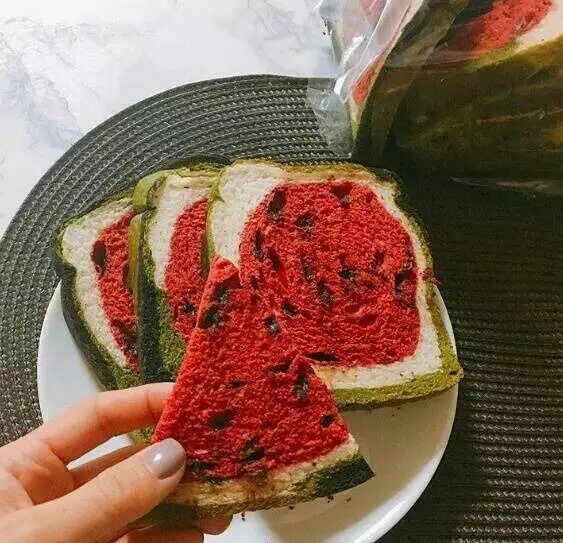 西瓜面包
