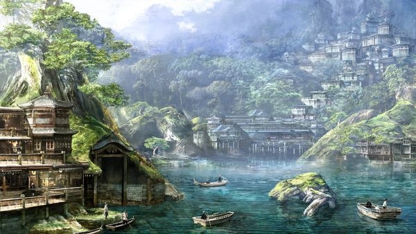 风景的插画作品特辑