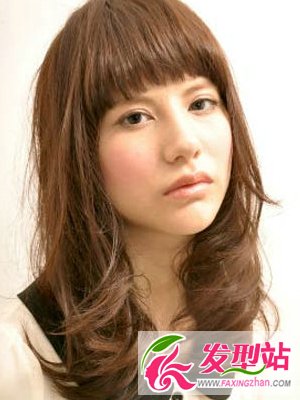女生长发 刘海发型 女生时尚斜刘海发型图集