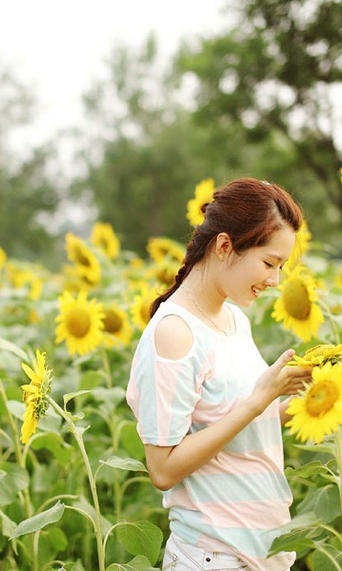 个性手机壁纸高清 清新图片大全   清纯唯美小清新女孩手机壁纸高清图片