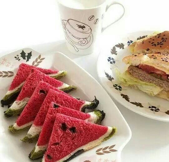 西瓜面包