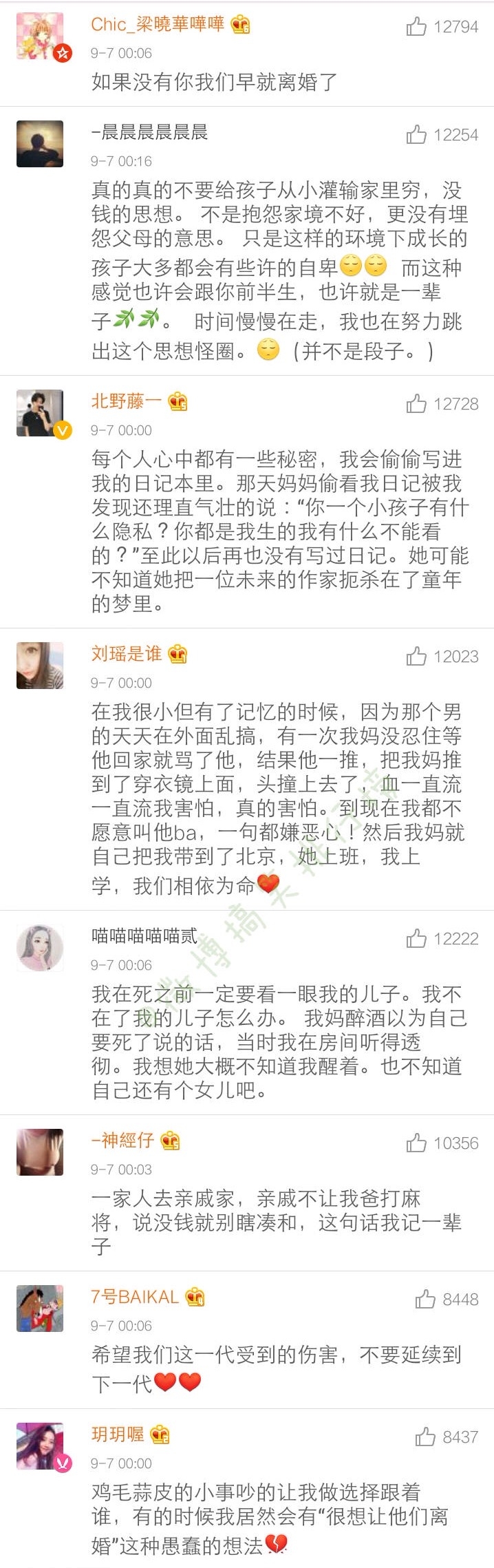 小时候，大人曾给过你什么伤害？