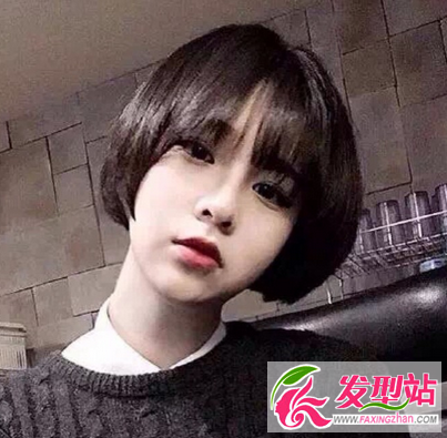 发型屋方脸女生短发 2017方脸女生适合短发发型图片
