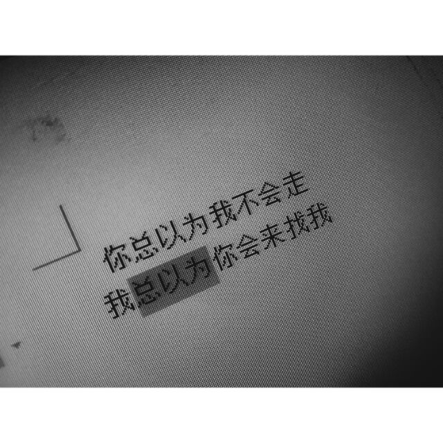 反正山高水长  我还有一生可以嚣张