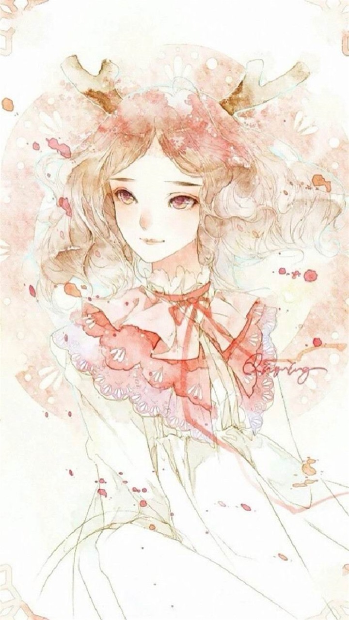 古风游戏美女手机壁纸 伊吹五月唯美古风插画手机壁纸图片大全