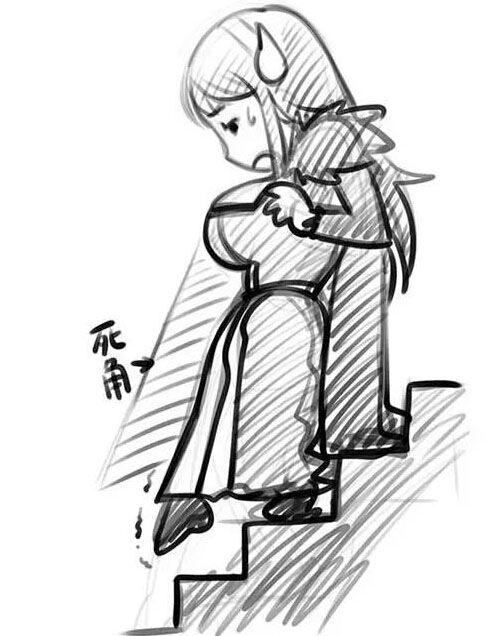 胸大的烦恼搞笑图集