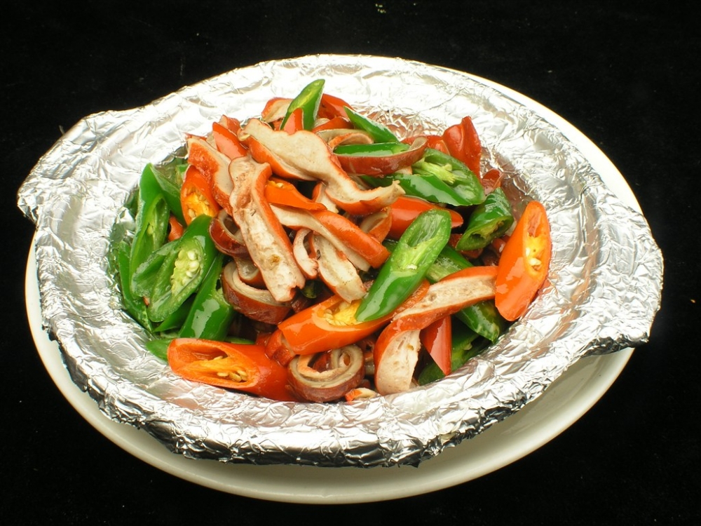 小椒爽肚凉菜系列美食素材图片