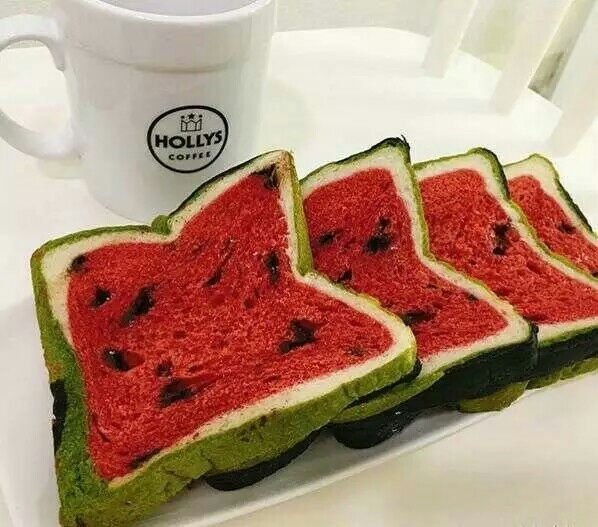 西瓜面包