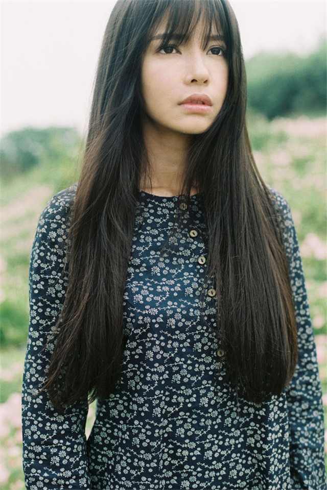 古风美女手机壁纸写真 竹林风系列古风清纯美女手机写真壁纸