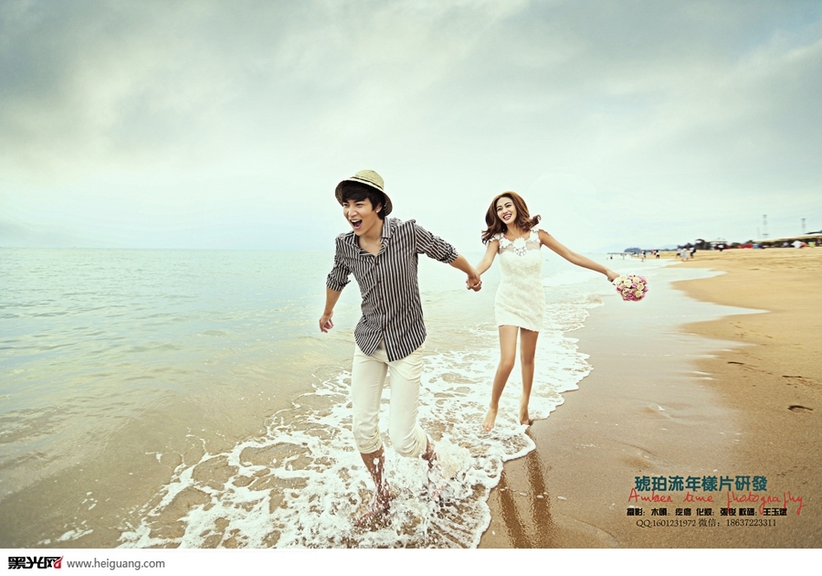 浪漫海滩 婚纱照
