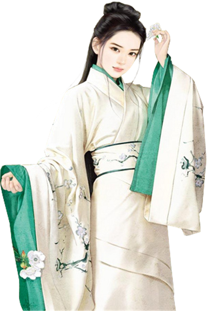 唯美美女手机壁纸图  性感古装美女手绘手机壁纸图片大全