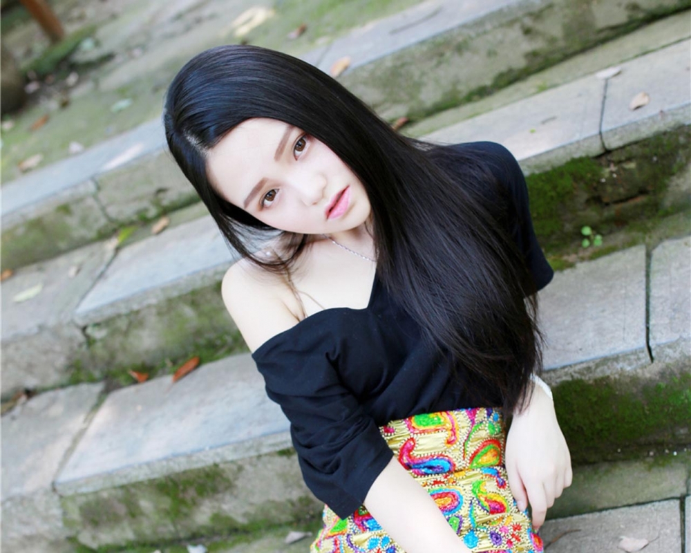 嫩模佩佩Cassie清纯户外写真电脑壁纸