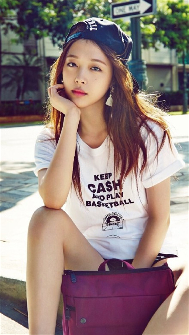 韩国美女手机壁纸高清 韩国长发性感美女高清手机壁纸图片大全