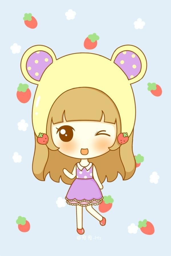 超搞笑卡通图片 超卡哇伊卡通小女生图片大全