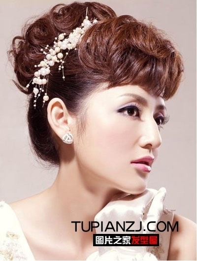 可爱韩式新娘发型 韩式新娘可爱发型设计图片