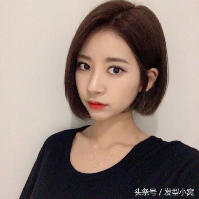 2017最新韩式唯美短发发型  真的很吸睛