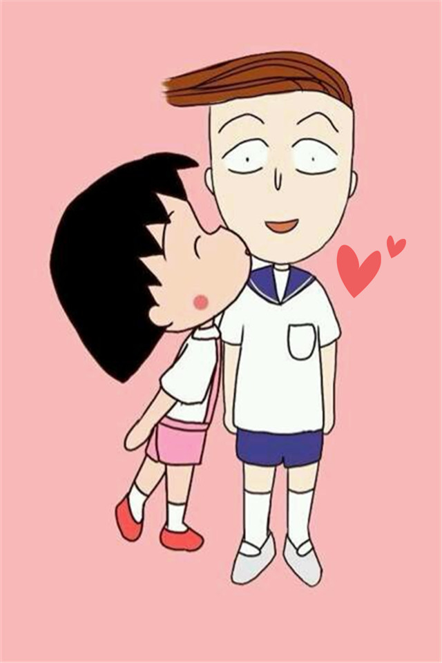 樱桃小丸子手机壁纸白色 樱桃小丸子可爱人物手机壁纸图片合集