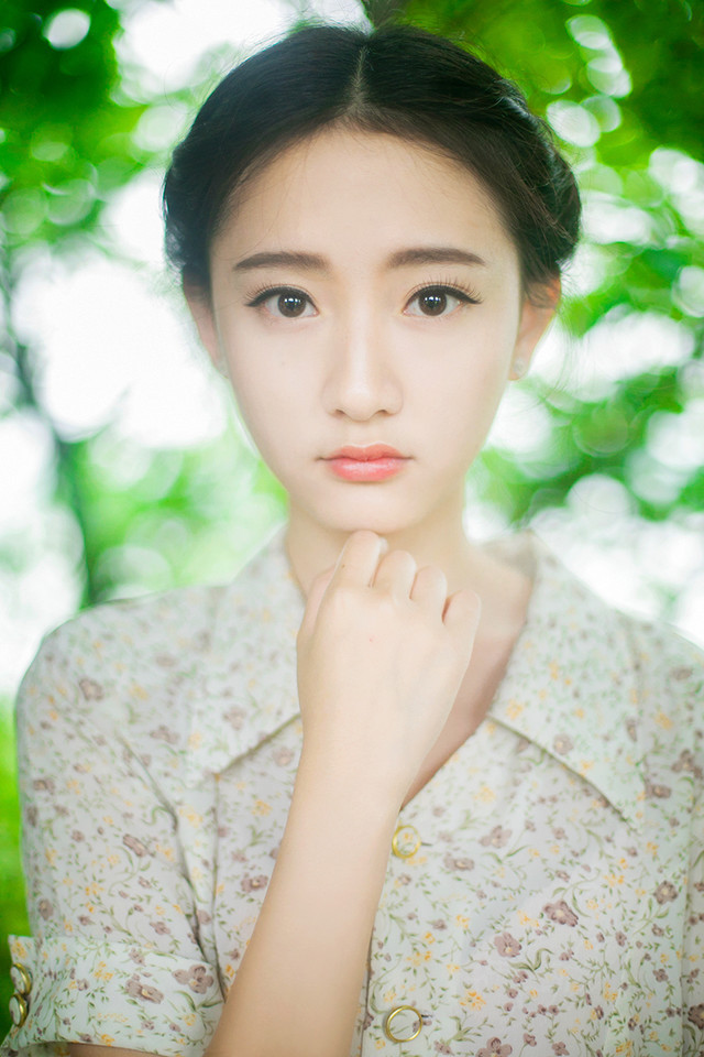 日系古风美女手机壁纸 日系小新清清纯美女手机高清壁纸
