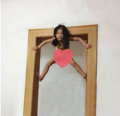 长大了肯定是个女汉子