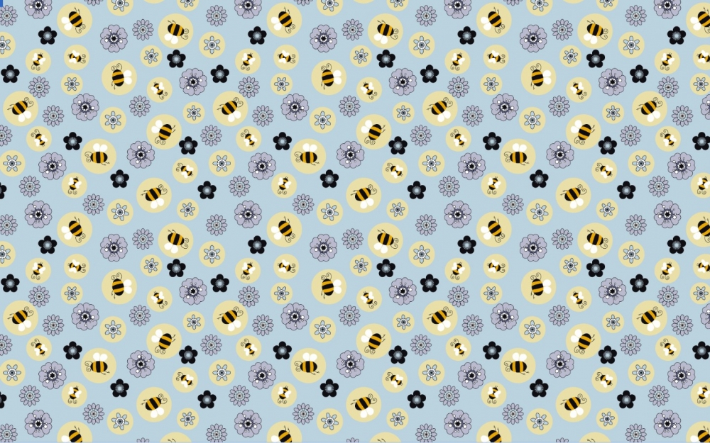 卡通碎花背景图