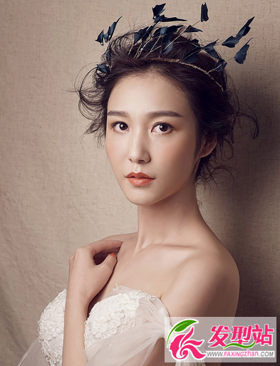 韩式新娘发型图片 唯美浪漫新娘化妆造型图片