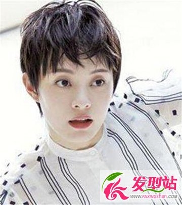 女生清爽短发发型图片欣赏 百变短发各展风格
