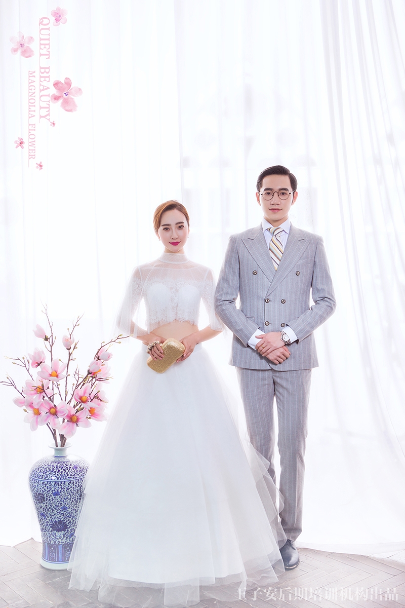Magnolia flower 婚纱照