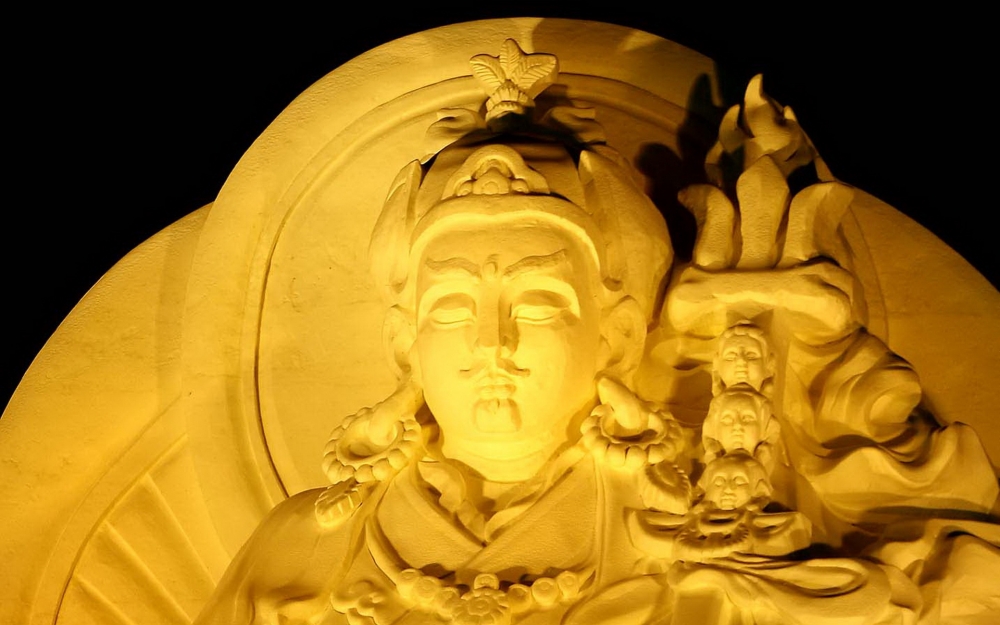 哈尔滨冰雪大世界夜景桌面壁纸