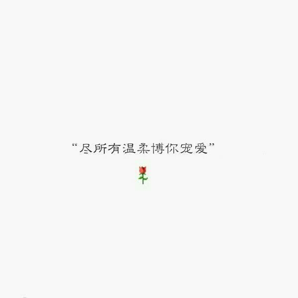 尽所有温柔，博你宠爱
