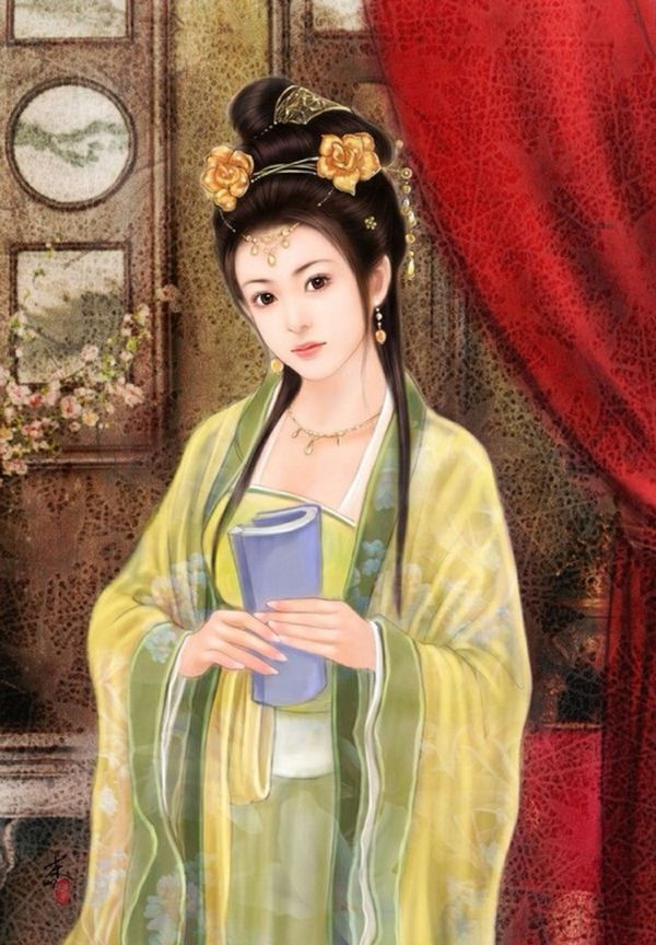 有美人兮 见之不忘。古风情唯美图片