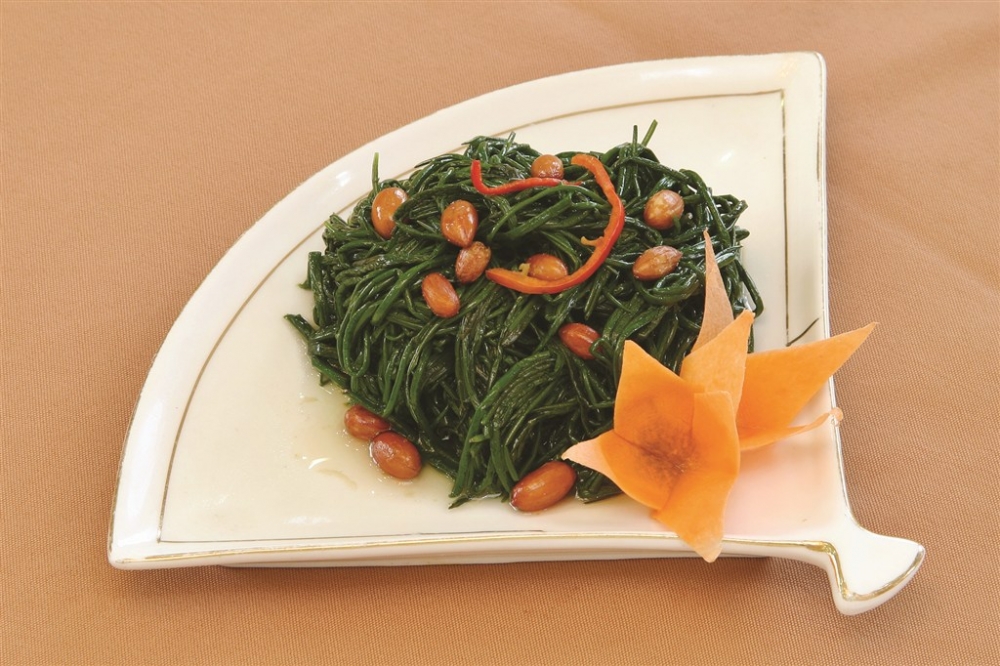 麻油沙葱凉菜系列美食素材图片