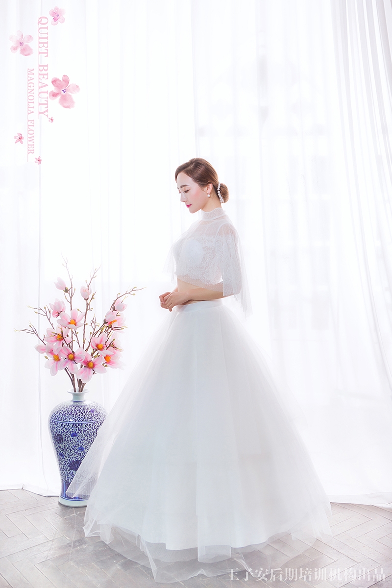 Magnolia flower 婚纱照