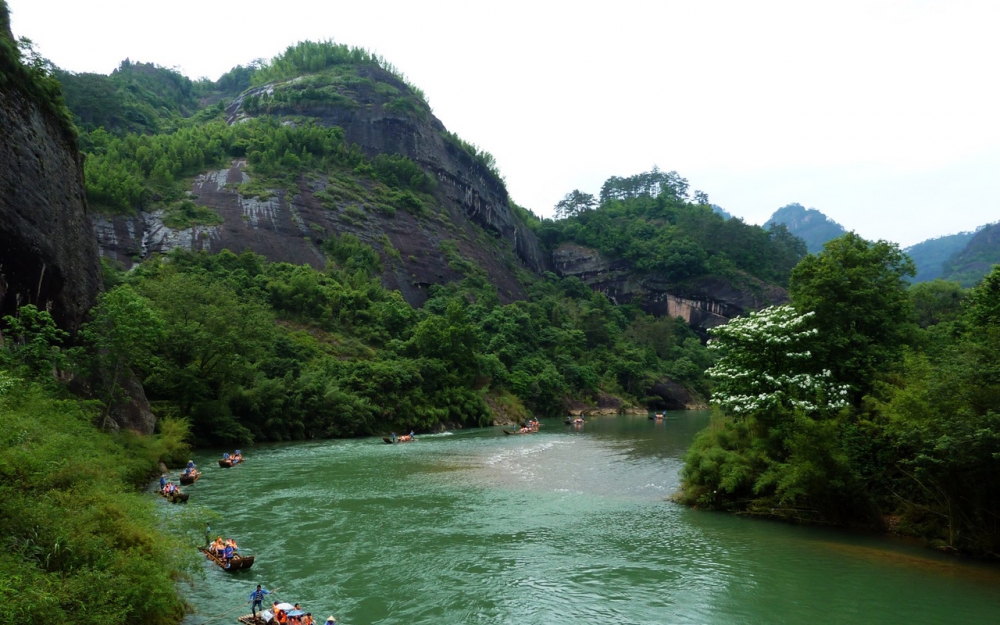 碧水丹霞武夷山风景